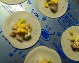 卵と野菜のタルタルのかりかりおつまみ作り方1写真