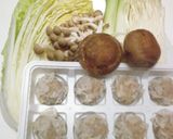 シュウマイの白菜・きのこ・スープ煮！作り方1写真