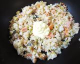 大好き♡鮭チャーハン☬秘密の隠し味☬作り方7写真