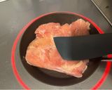 スキレットを使った黒酢鶏肉🍗作り方3写真