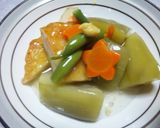 なすのひすい煮 のっぺい風♪作り方14写真
