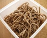 余った蕎麦で　なんちゃってトッポギ作り方1写真