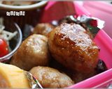 運動会弁当2011テリテリマヨ玉ボール作り方1写真