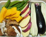 しっかり味の野菜の揚げ浸し作り方1写真