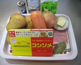 ルー要らず♪すりおろしじゃが芋でシチュー作り方1写真