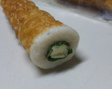 紫蘇と梅を添えたチーズ入りちくわ☆作り方3写真