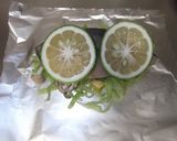 かぼすと鰆のホイル蒸し♪作り方4写真
