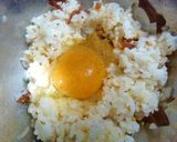 赤いタルタルで　カレー風味オムライス作り方1写真
