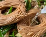 玄米こめ粉麺de焼きうどん作り方6写真