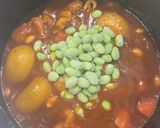 大豆と鷄手羽のナポリタン煮込み作り方7写真