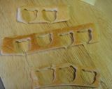 おやつにパンのミミを抜いただけ作り方1写真