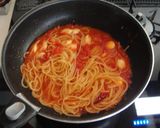 モッツエラチーズとトマトとバジルのパスタ作り方5写真