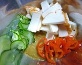 魚河岸あげの辛子酢味噌和え　ごま風味作り方4写真