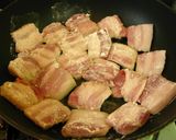 ■厚切り豚肉の甘辛粒マスタード丼■作り方2写真