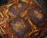 とろ～りチーズのトマト煮込みハンバーグ♪作り方3写真