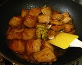 ■厚切り豚肉の甘辛粒マスタード丼■作り方6写真