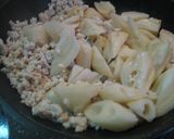 れんこんと鶏ひき肉の炒め煮作り方2写真