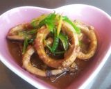 イカわたトマト煮込み作り方6写真