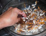 塩で食べるもずくの天ぷら作り方4写真