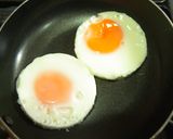 ロコモコ風*テリヤキハンバーグ味の丼作り方4写真