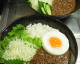ロコモコ風*テリヤキハンバーグ味の丼作り方9写真
