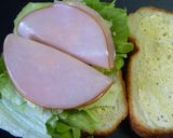 簡単☆コンビニ風ハムサンド作り方3写真