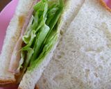 簡単☆コンビニ風ハムサンド作り方4写真