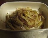 茗荷のシーチキン入り炊き込みご飯作り方2写真