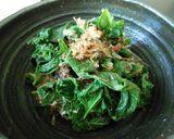 青紫蘇のおひたし（海苔ごま、梅鰹風味）作り方3写真