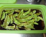 レンジでひじき・絹さや・おじゃこの梅和え作り方2写真