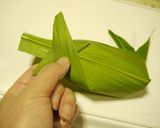 うさぎさんのハラン皿に盛るお月見芋団子作り方3写真