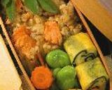 炊き込みご飯のお弁当　●for女子高生作り方5写真