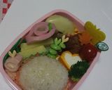 簡単☆くまさんのおにぎり弁当☆作り方5写真