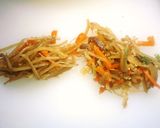 簡単☆残ったきんぴらごぼうで焼きサンド作り方1写真