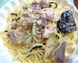 赤いタルタルと鯖の水煮缶で　簡単パスタ作り方6写真