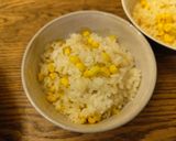 簡単！ガリバタ醤油のとうもろこしご飯作り方3写真