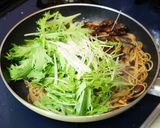 秋薫るサンマときのこのパスタ。作り方5写真