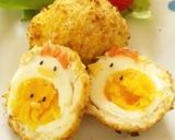 揚げない☆ヘルシー鶏の親子スコッチエッグ作り方10写真