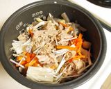 秋の味覚★きのこ炊き込みご飯作り方4写真