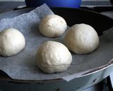 フライパンで焼くパン　（クリームパンも）作り方4写真