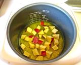 緑茶とさつま芋のおこわ作り方2写真