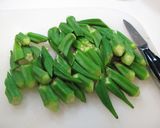 オクラと麩の和え物作り方4写真