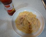 トマト味のカルボナーラ作り方9写真