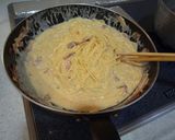トマト味のカルボナーラ作り方8写真