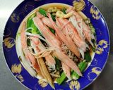 オクラと しめじ カニカマの ワサビ ポン酢和え作り方9写真