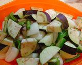 野菜のクリーミーレンジ蒸し作り方1写真