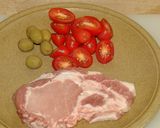 ポークソテー　トマトビネガーソース作り方1写真