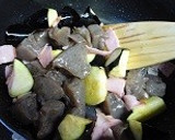 厚揚げとコンニャクと茄子のカレー煮作り方3写真