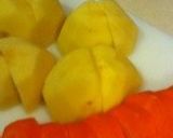 鶏手羽とこんにゃく、野菜の煮物作り方3写真