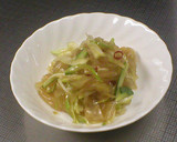 生春巻きの皮でくらげ風和え物作り方7写真